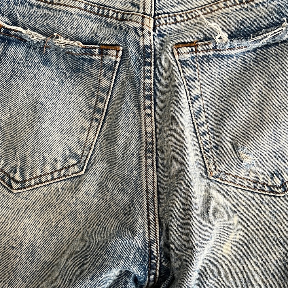 Abercrombie & Fitch Blue Straight Leg Jeans - Picture 5 of 7
